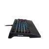 imageCyberpowerPC Syber SK100 RGB 104 Mechanical Gaming Keyboard Individually Backlit Keys Kontact  Blue Mechanical Switches Programmable Macro Keys and Built in Wrist Support Black