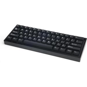 imageCyberPowerPC CK60 White 60 HotSwappable RGB Customizable Mechanical Gaming Keyboard Dampening Foam Aluminum CNC Case wGateron Red Switches and PBT KeycapsBlack