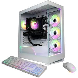 imageCyberPowerPC Gamer Master Gaming PC AMD Ryzen 7 9700X 38GHz GeForce RTX 5060 8GB 16GB DDR5 1TB PCIe 40 SSD WiFi Ready ampamp Windows 11 Home GMAI5900A29700XRX 7700 16GB