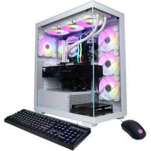 imageCyberPowerPC Gamer Supreme Gaming PC Intel Core Ultra 7 265KF 39GHz Radeon RX 9070 XT 16GB 32GB DDR5 2TB PCIe 40 SSD WiFi Ready ampamp Windows 11 Home SLC8900A2285KRTX 5080 16GB