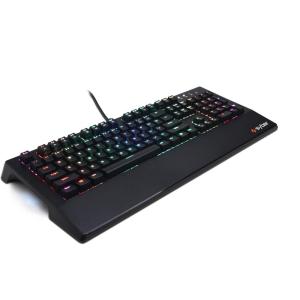 imageCyberpowerPC Syber K1 SKMB204 RGB Mechanical Gaming Keyboard with Kontact  Black Linear Mechanical SwitchesSyber K1