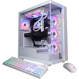 imageCyberPowerPC Gamer Supreme Gaming PC AMD Ryzen 7 8700F 41GHz Radeon RX 9060 XT 16GB 32GB DDR5 2TB PCIe 40 SSD WiFi Ready amp Windows 11 Home SLC9800A3SLC9800A