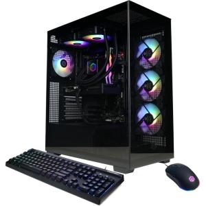 imageCyberPowerPC Gamer Supreme Gaming PC AMD Ryzen 7 9700X 38GHz Radeon RX 9070 XT 16GB 32GB DDR5 2TB PCIe 40 SSD WiFi Ready amp Windows 11 Home SLC9400A4SLC9400A4